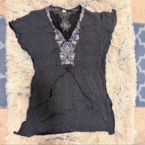 Free People Small Dark Blue cover up